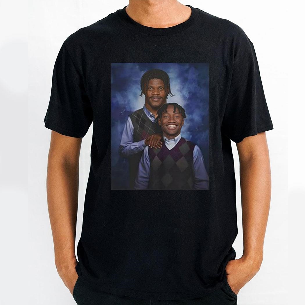 Lamar Jackson Zay Flowers Step Brothers Shirt