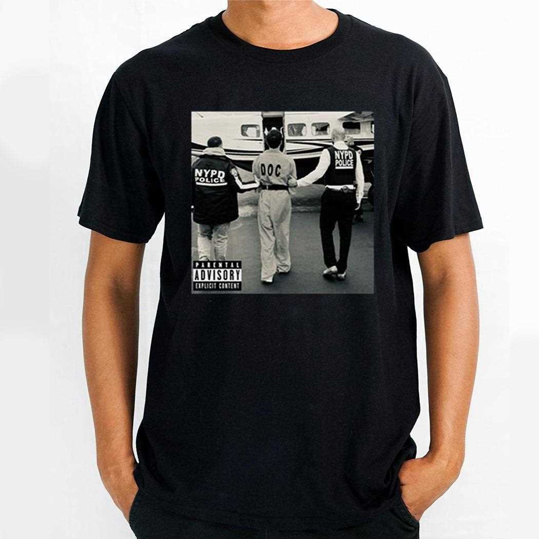 Luigi Mangione Helicopter Pad With Police Album Cover Shirt Luigi Mangione Helicopter Pad With Police Album Cover Shirt