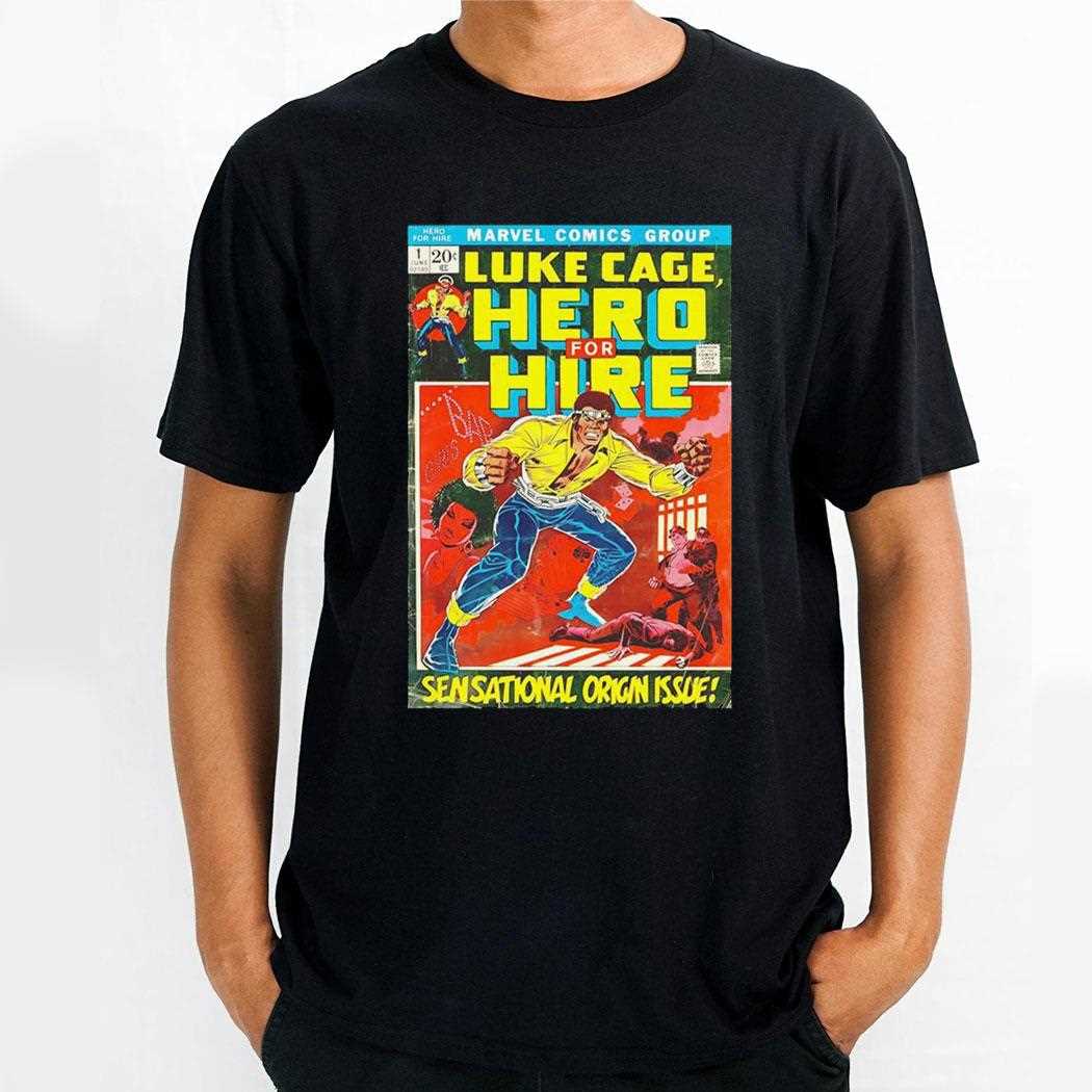 Luke Cage Hero For Hire Sensational Origin Issue Shirt