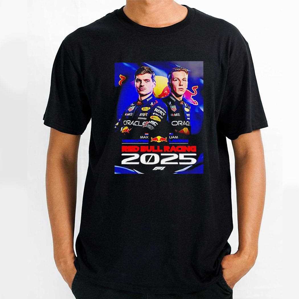 Max Verstappen Vs Liam Lawson 2025 Red Bull Racing F1 Fomula Shirt Hoodie