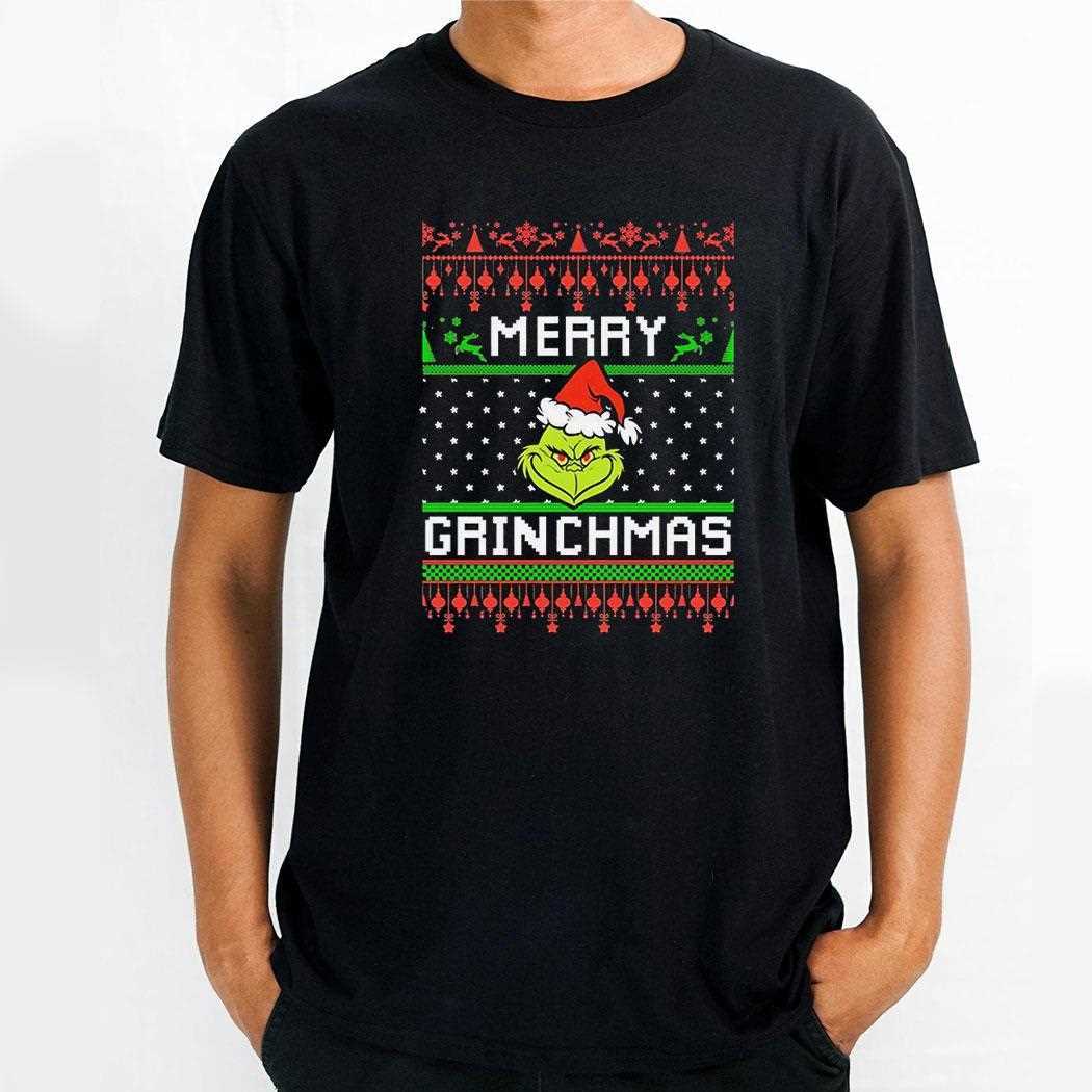 Merry Grinchmas Christmas Shirt Hoodie
