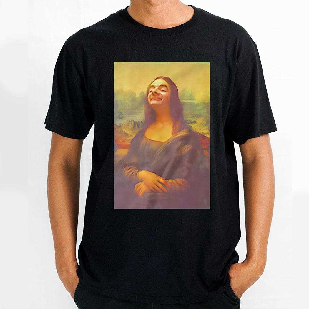Mr Bean As Mona Lisa Parody Vintage Shirt