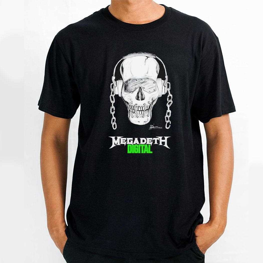 Skull Megadeth Digital Shirt Hoodie Skull Megadeth Digital Shirt Hoodie