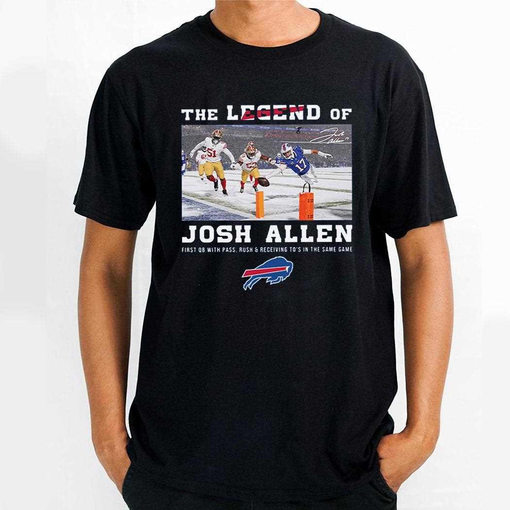 The Legend Of Josh Allen Shirt