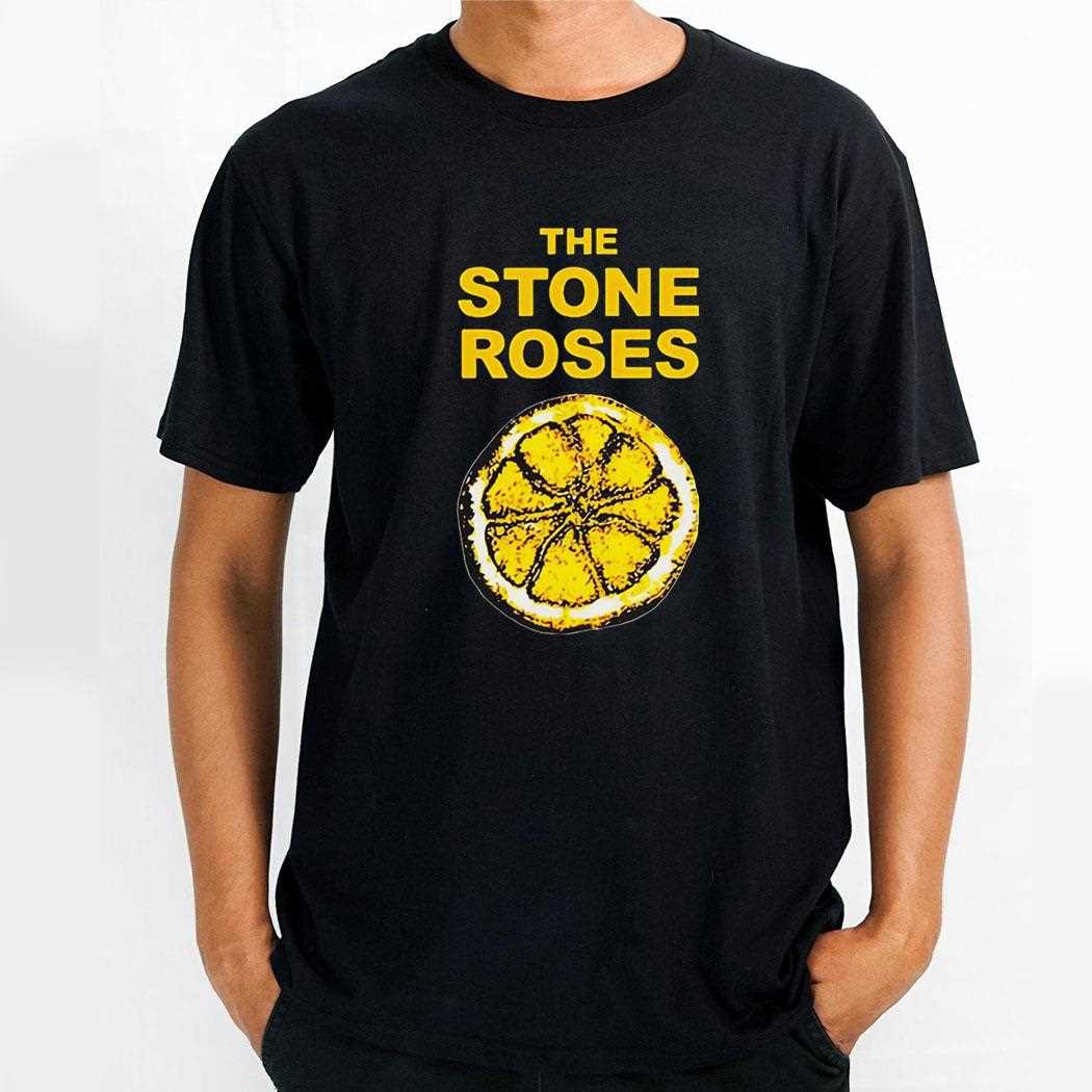 The Stone Roses Lemon Logo Shirt Hoodie The Stone Roses Lemon Logo Shirt Hoodie