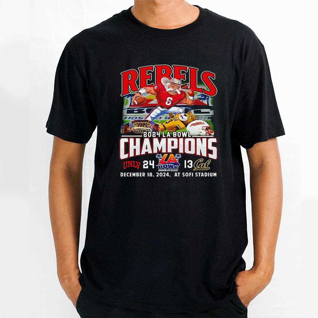 Unlv Rebels 2024 La Bowl Champions 2024 Shirt Hoodie