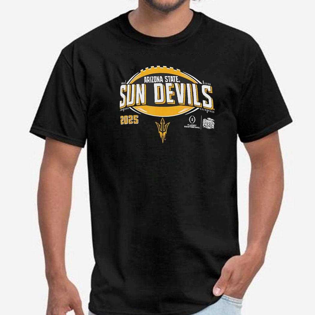 Arizona State Sun Devils Football Cfp Quarterfinal Peach Bowl 2024 2025 Shirt Hoodie
