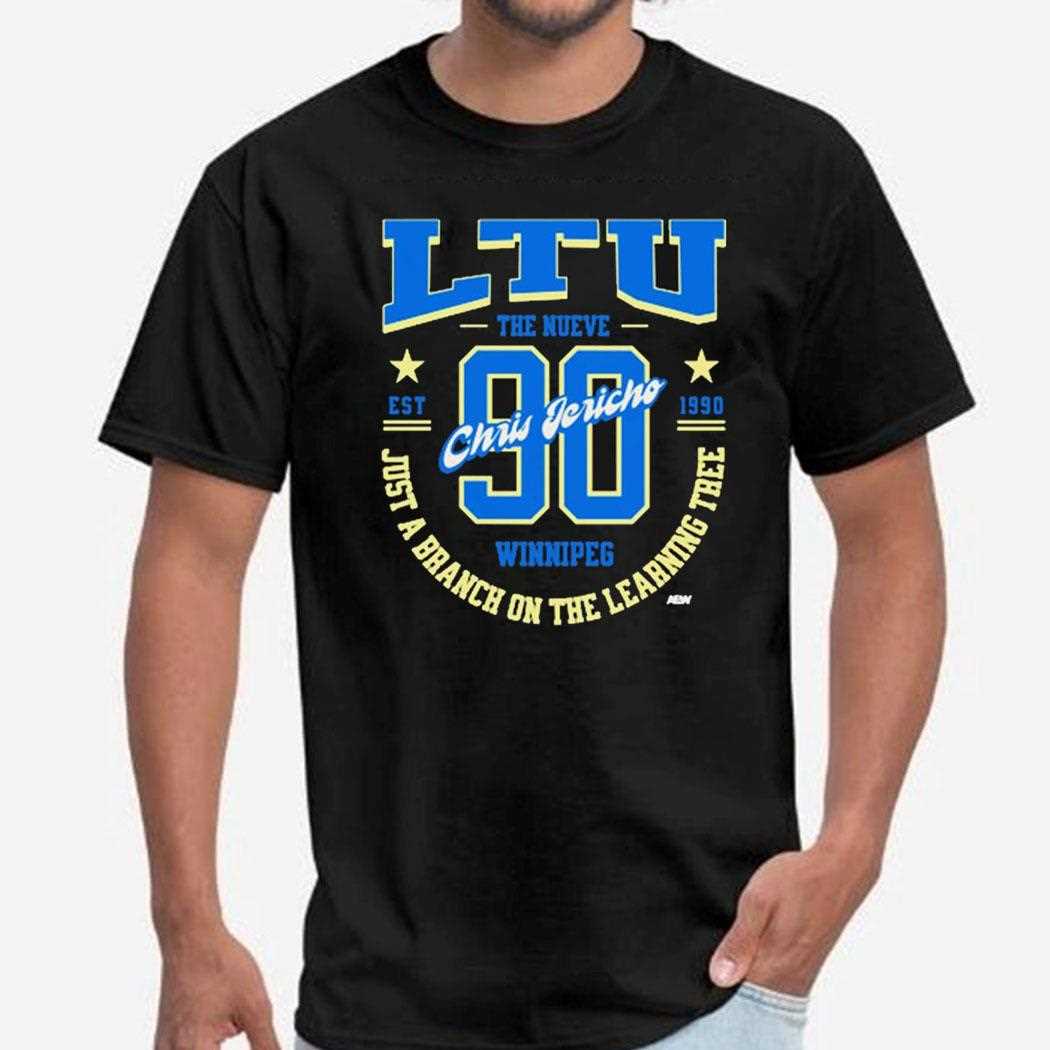 Chris Jericho Aew Ltu The Nueve Just A Branch On The Learning Tree Est 1990 Shirt