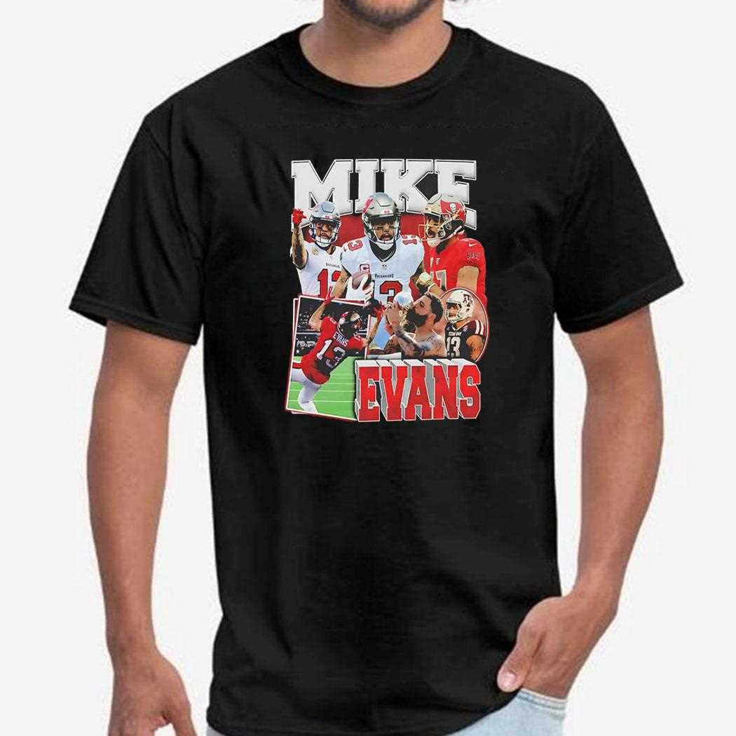 Mike Evans 13 Tampa Bay Buccaneers Nfl Football 90s Graphic Shirt Hoodie
