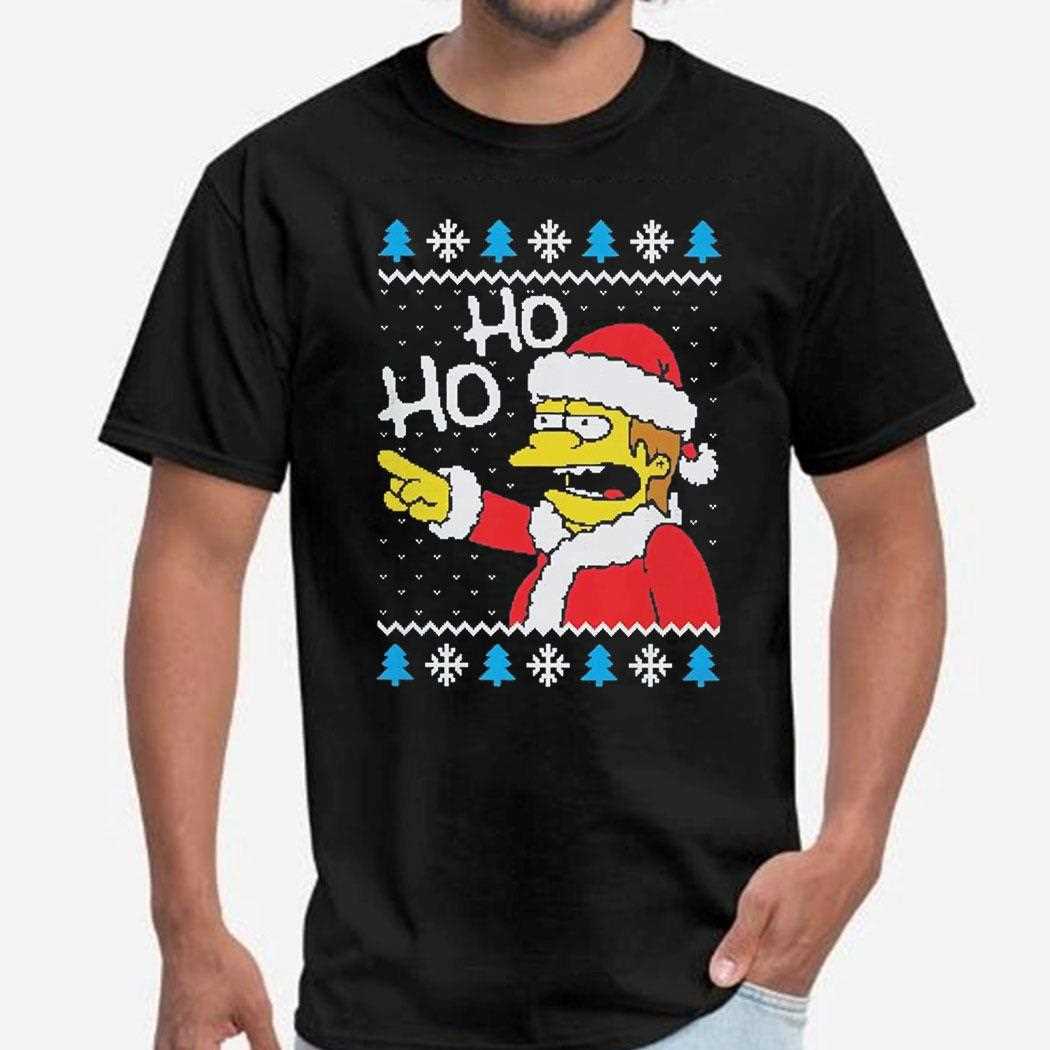 Nelson Muntz The Simpsons Ho Ho Christmas Shirt