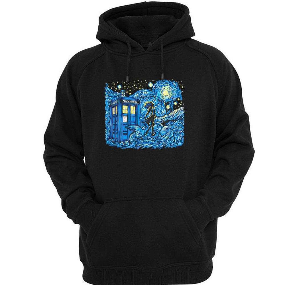 Dreams Of Time And Space Doctor Who And Van Goghs Starry Night Shirt Dreams Of Time And Space Doctor Who And Van Goghs Starry Night Shirt
