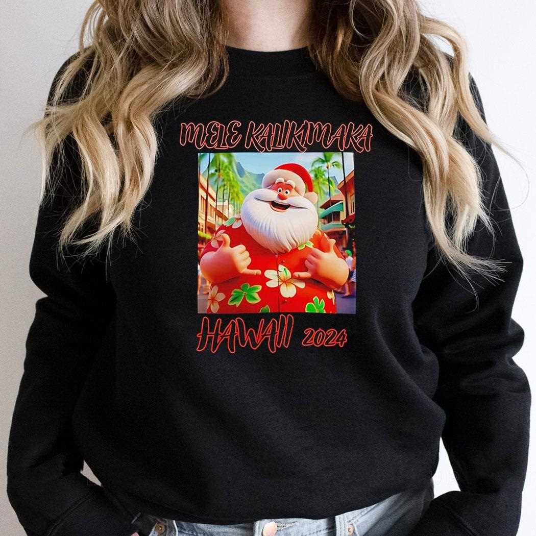 Mele Kalikimaka Hawaii Christmas 2024 Shirt Mele Kalikimaka Hawaii Christmas 2024 Shirt