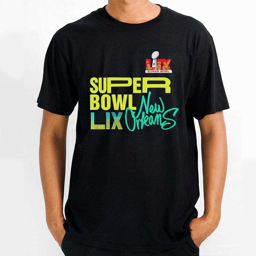 2025 Nfl Football Super Bowl Lix New Orleans Shirt