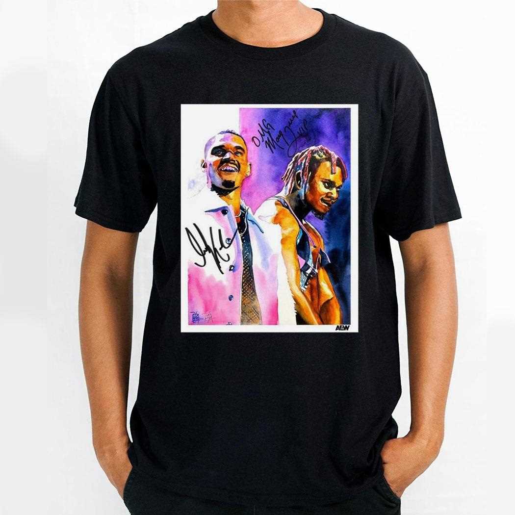 Aew The Art Of Rob Schamberger Private Party Signature Shirt