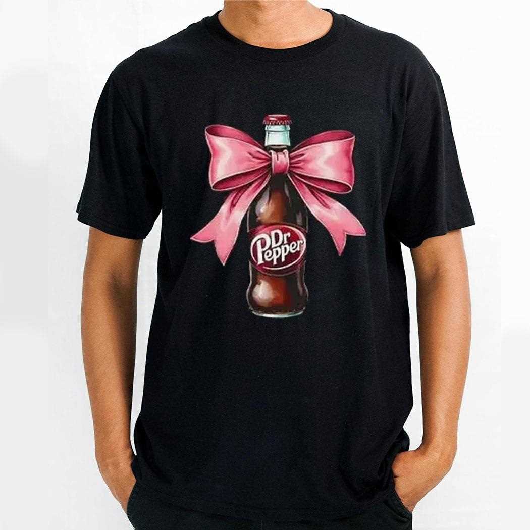 Dr Pepper Pink Bow Coquette Shirt