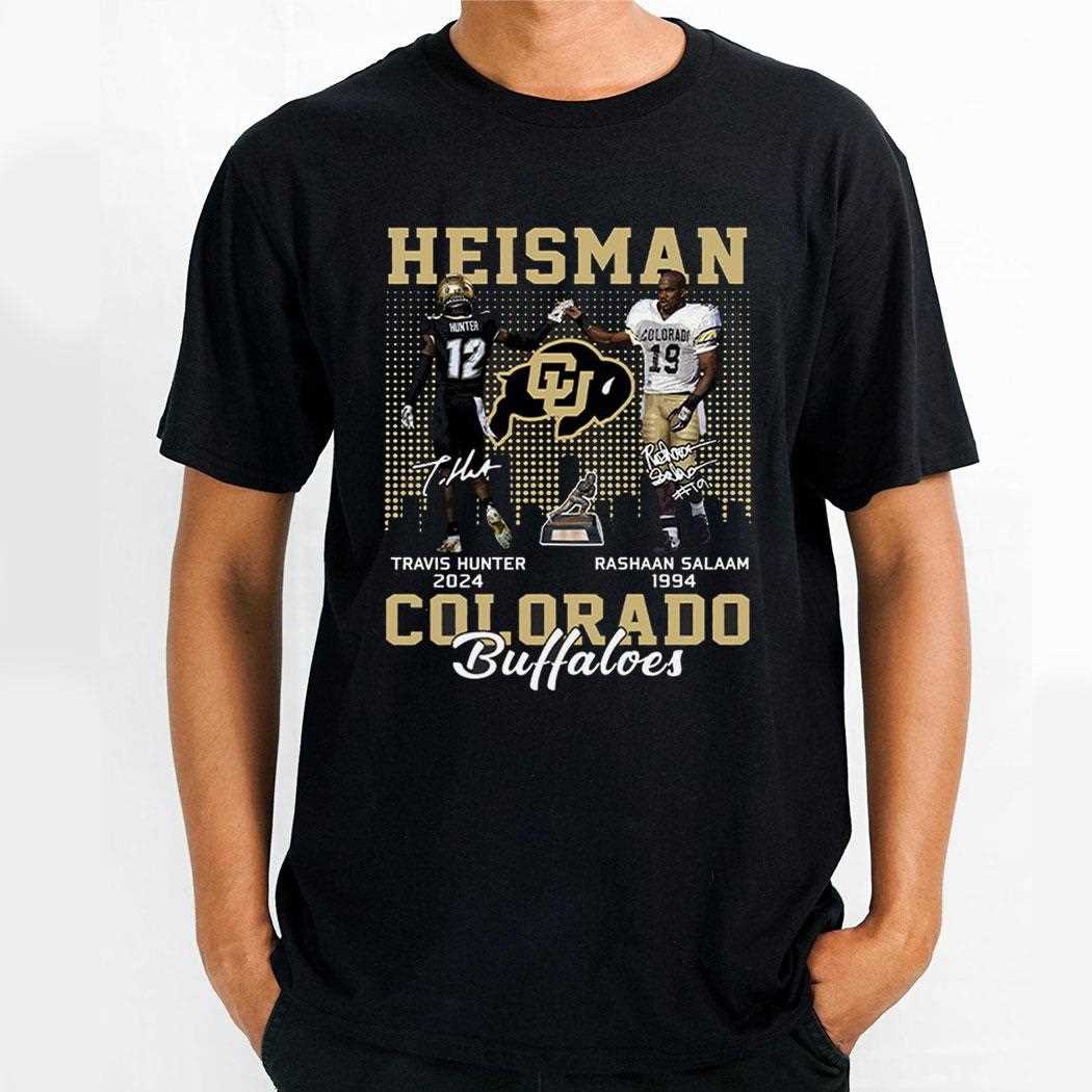 Heisman Travis Hunter 2024 Rashaan Salaam 1994 Buffaloes Shirt