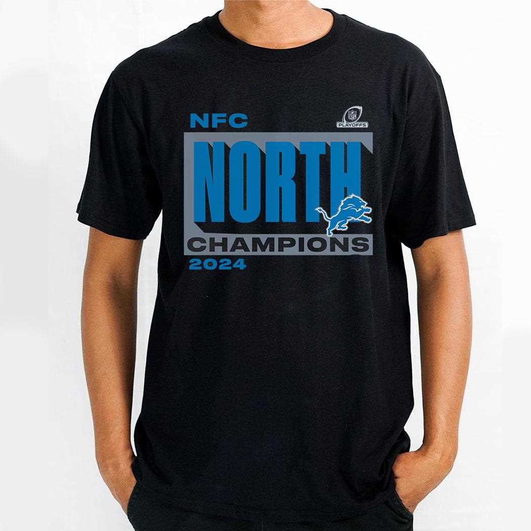 Lions Nfc North Champions Shirt Perfect Gear For Proud Detroit Fans Shirt