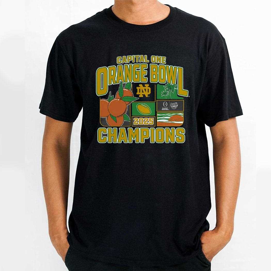 Notre Dame Orange Champions 2025 Shirt Notre Dame Orange Champions 2025 Shirt