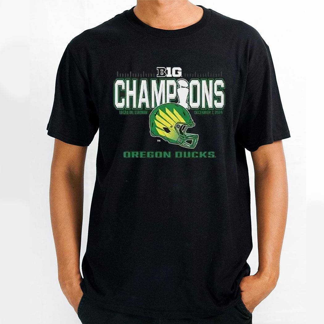Oregon Ducks Big Ten Champs 2024 Shirt Hoodie
