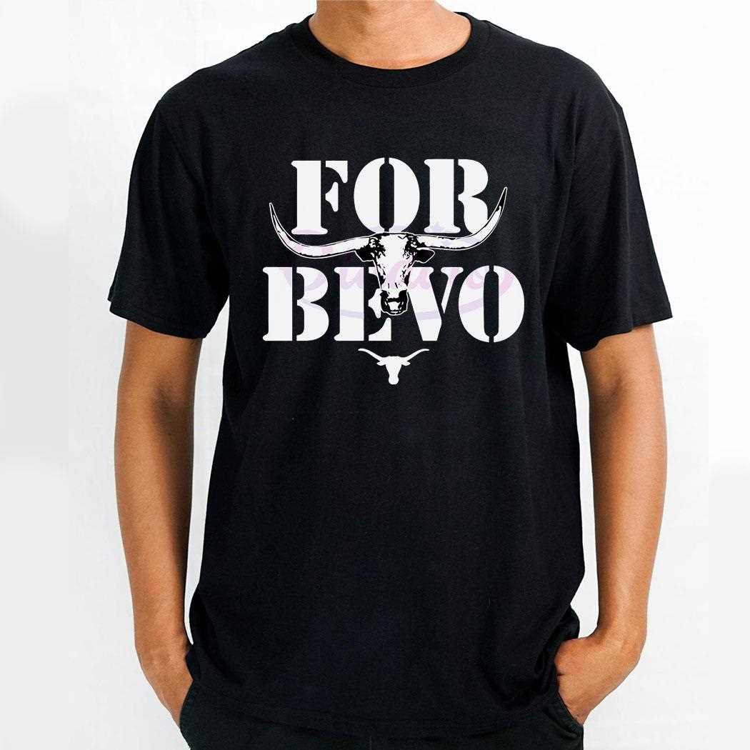 Texas Longhorns For Bevo Vintage Logo Shirt