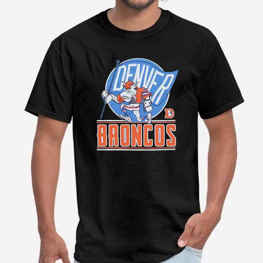 Denver Broncos Miles Mascot Vintage Shirt Denver Broncos Miles Mascot Vintage Shirt