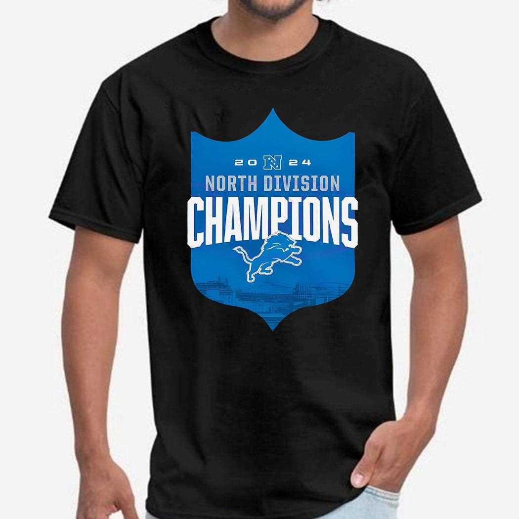 Detroit Lions Back To Back 2024 North Division Champions Shirt