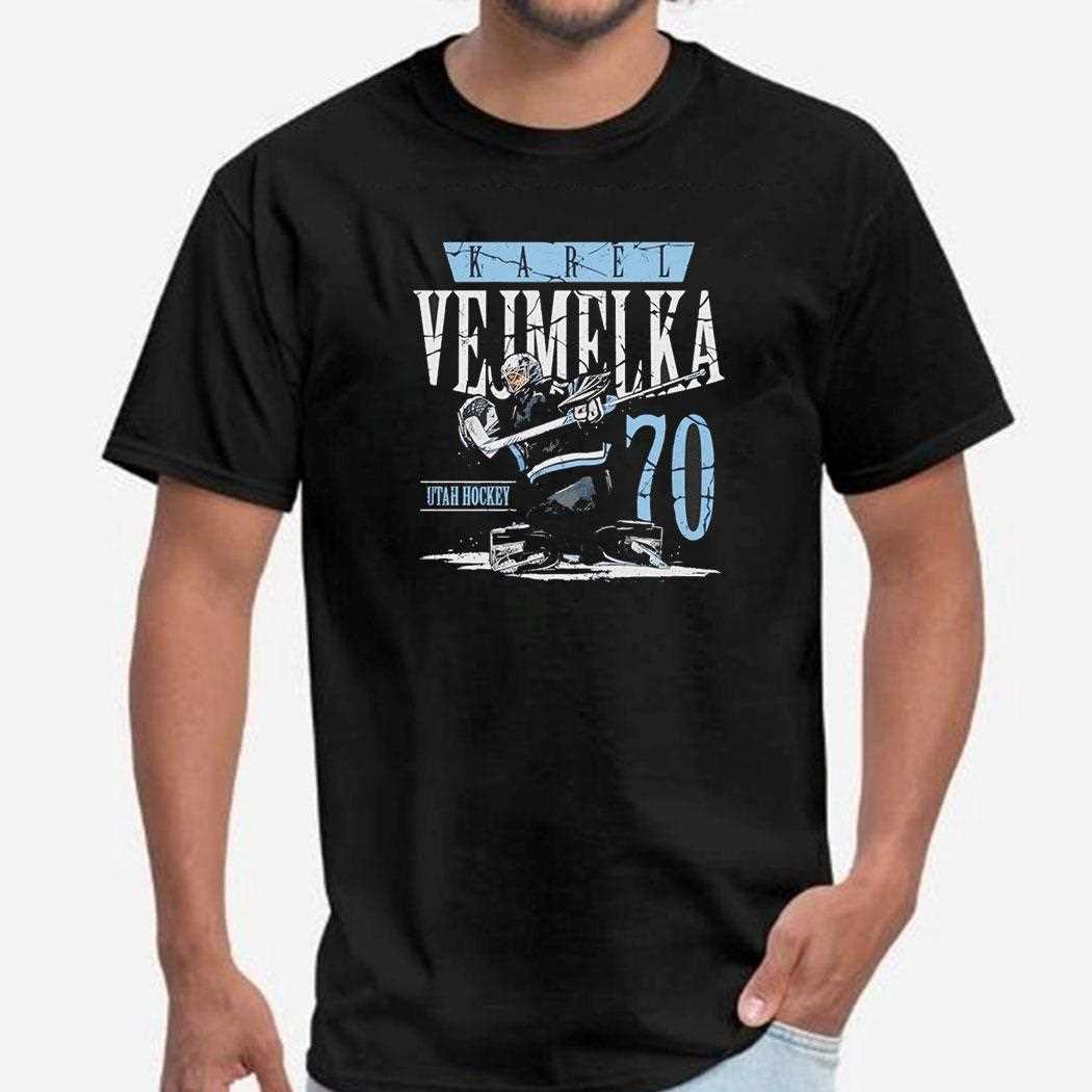 Karel Vejmelka Utah Nhl Hockey Player Name Vintage Shirt