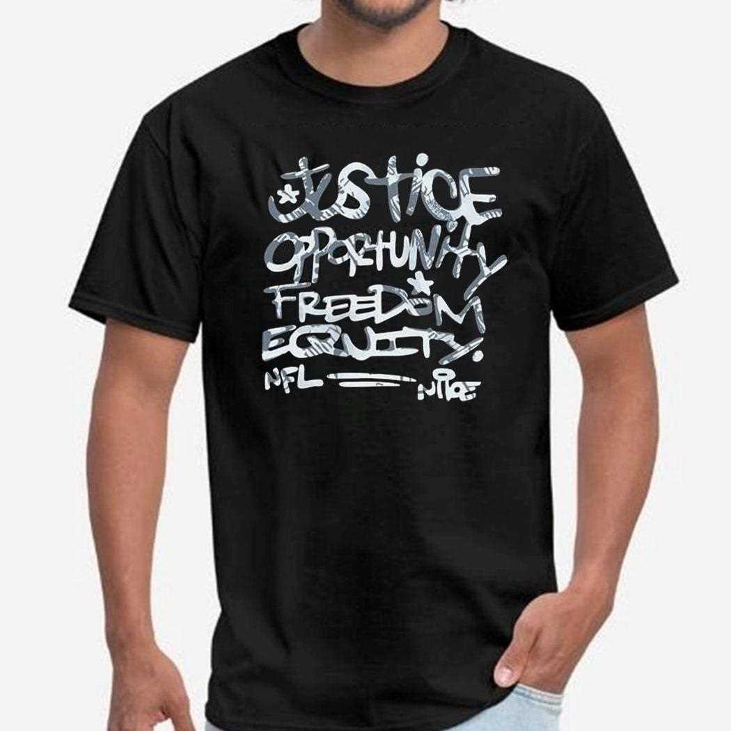 Mike Tomlin Justice Opportunity Equity Freedom Shirt