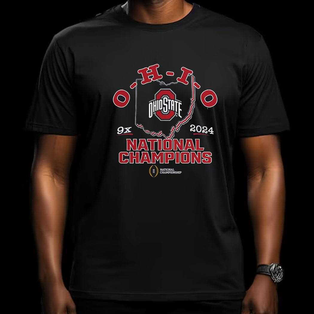 Ohio State Buckeyes Fanatics College Football Playoff 2024 National Champions Big Tall Oh1o Shirt
