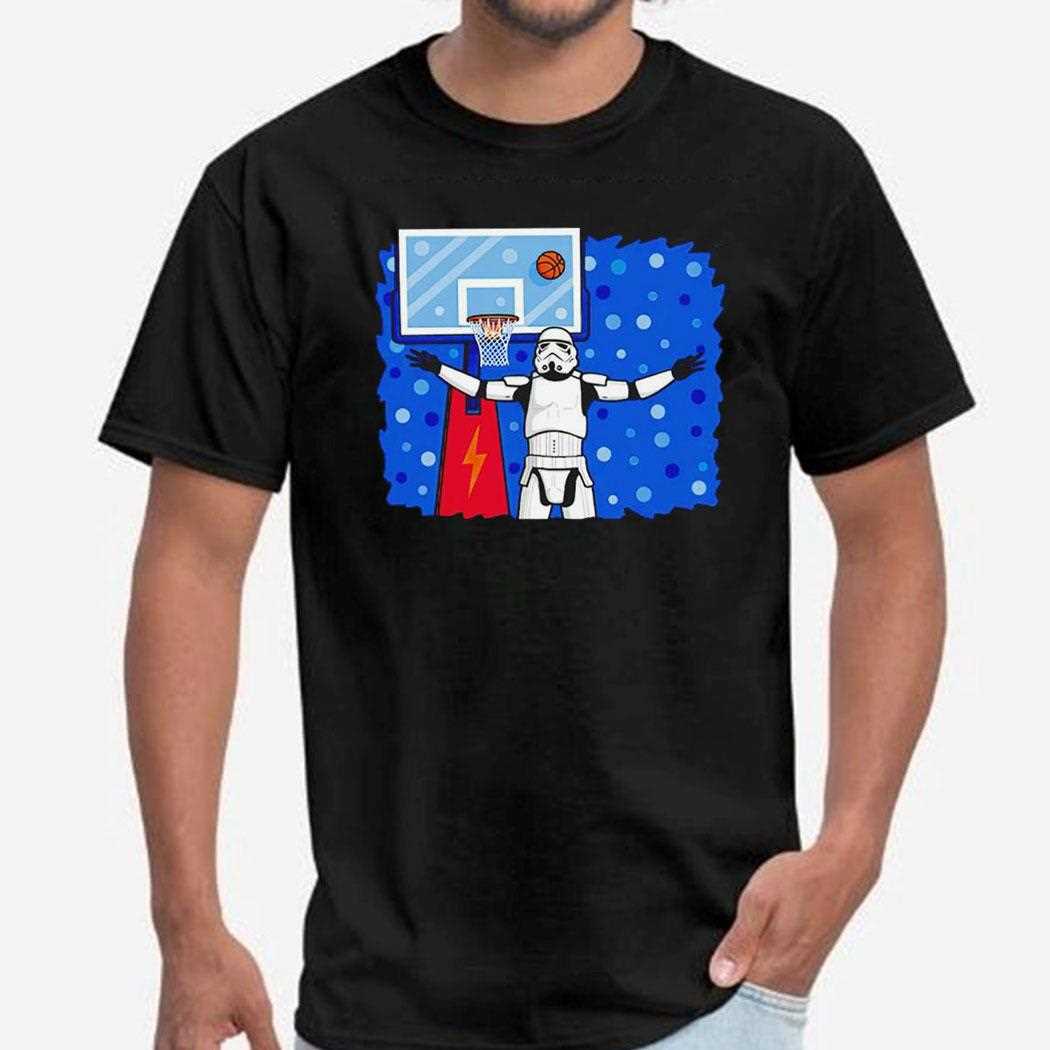 Stormtroopers No Look Basketball Shot Shirt