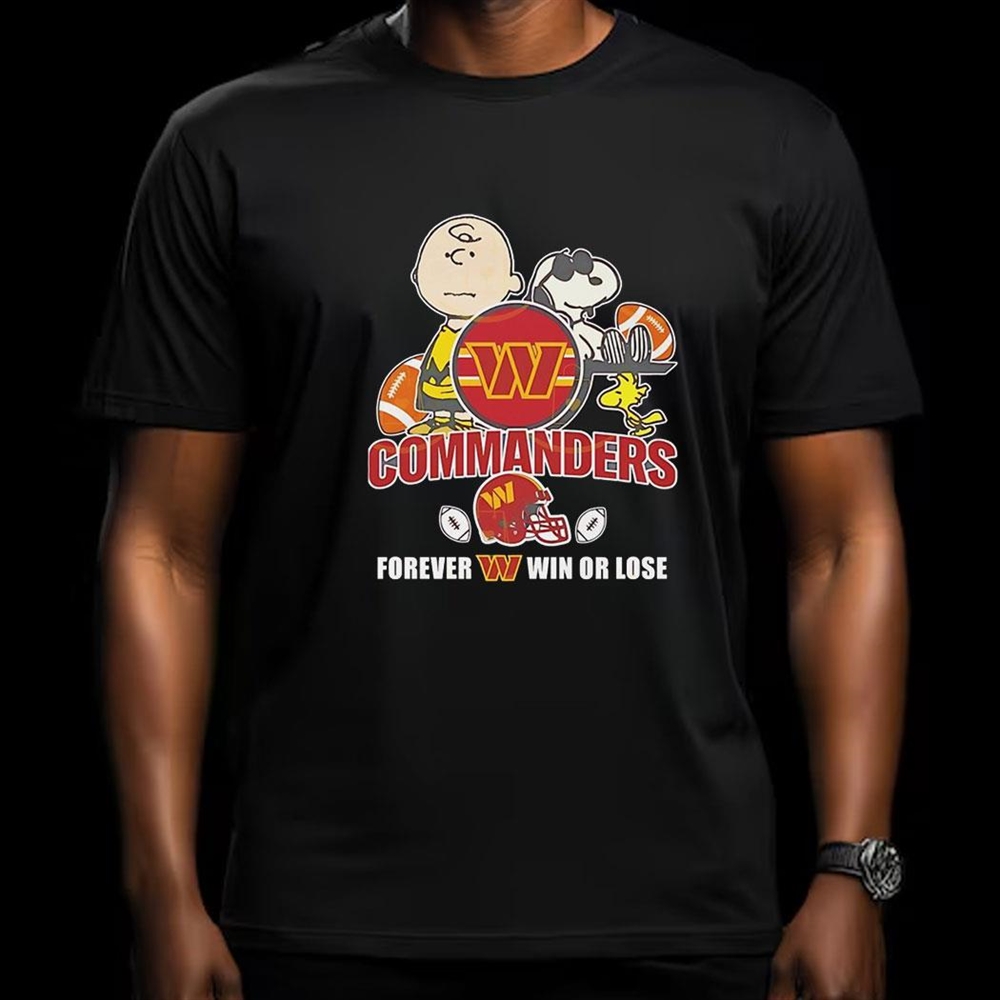 Washington Commander X Peanuts Forever Not Just When We Win Ladies