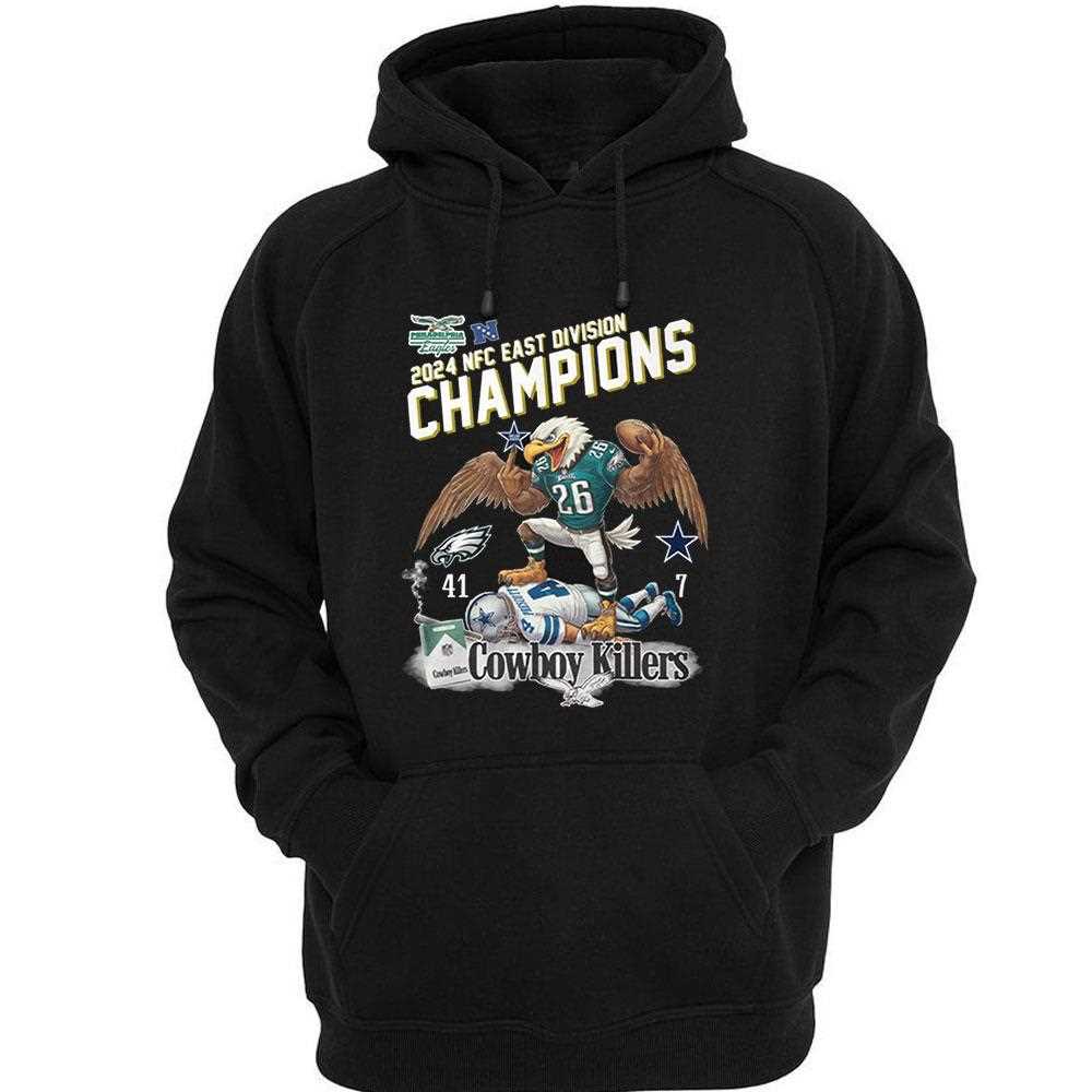 Eagles 2024 Nfc East Divison Champions Cowboy Killers Shirt Eagles 2024 Nfc East Divison Champions Cowboy Killers Shirt
