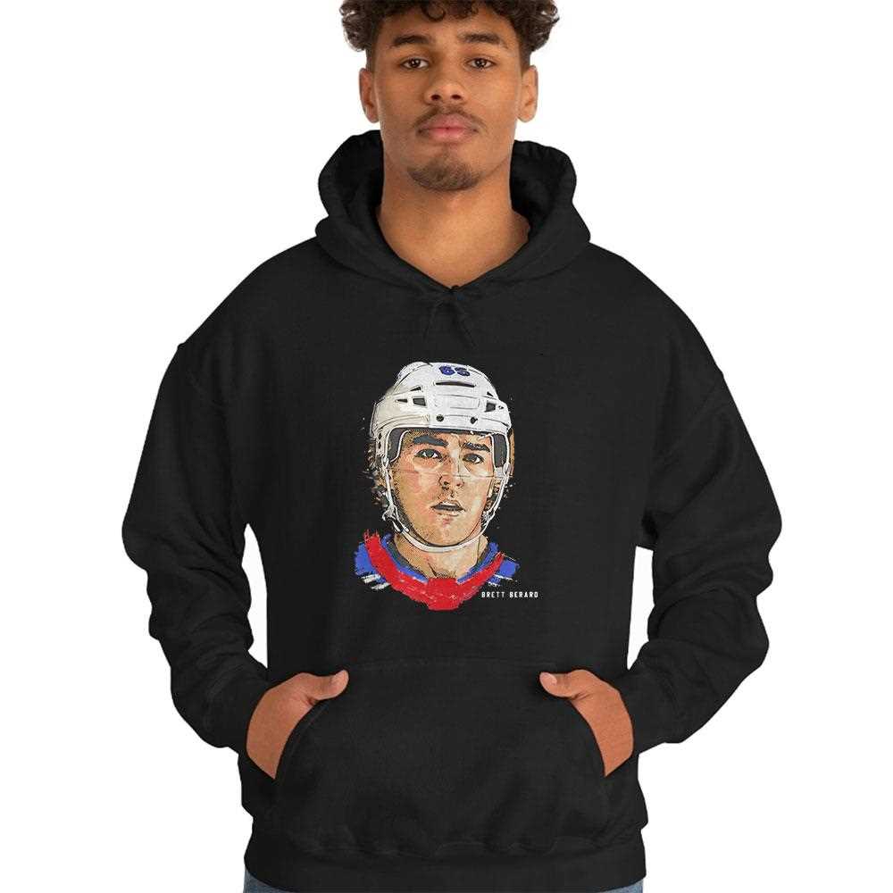 Brett Berard New York Rangers Nhl Hockey Portrait Vintage Shirt Brett Berard New York Rangers Nhl Hockey Portrait Vintage Shirt