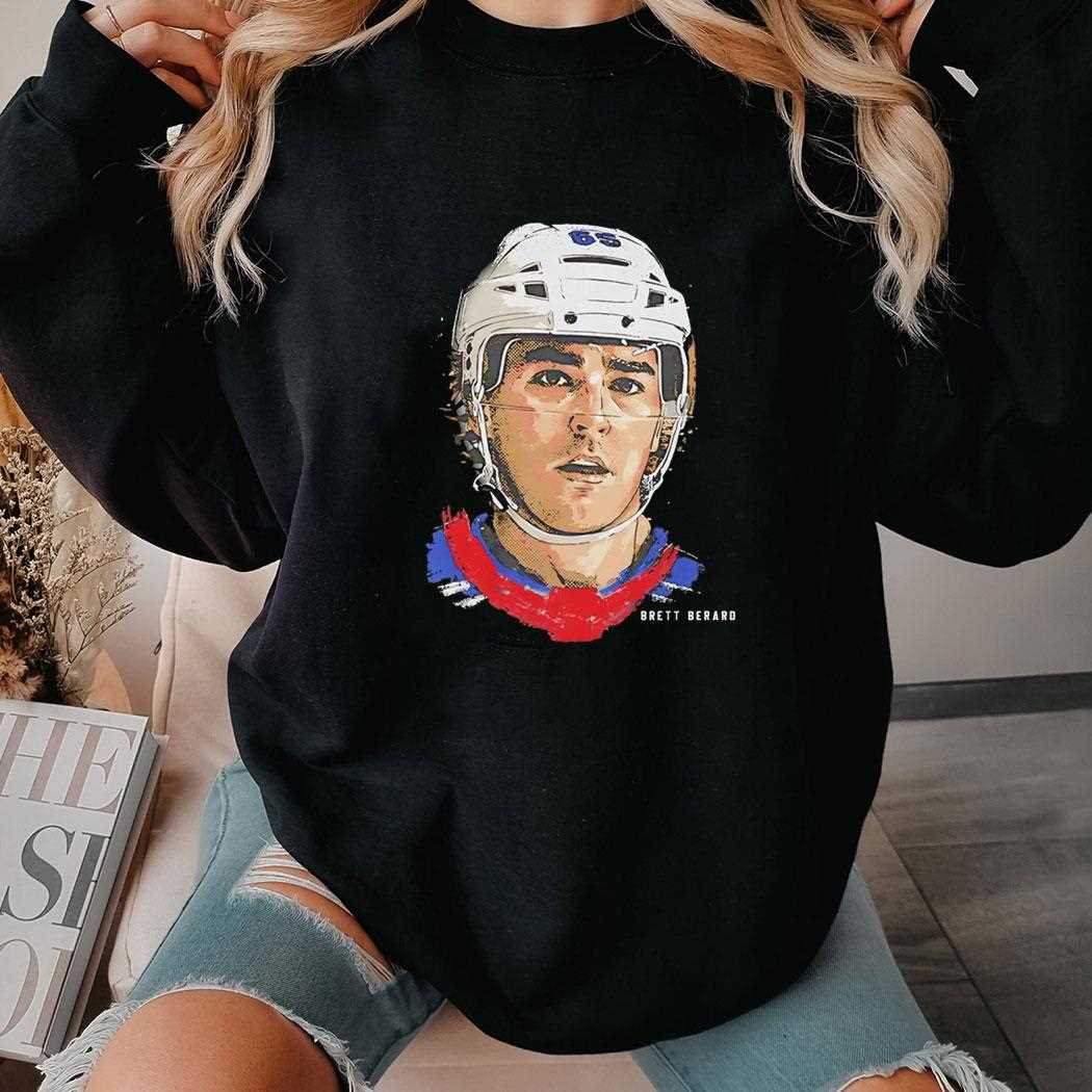 Brett Berard New York Rangers Nhl Hockey Portrait Vintage Shirt Brett Berard New York Rangers Nhl Hockey Portrait Vintage Shirt