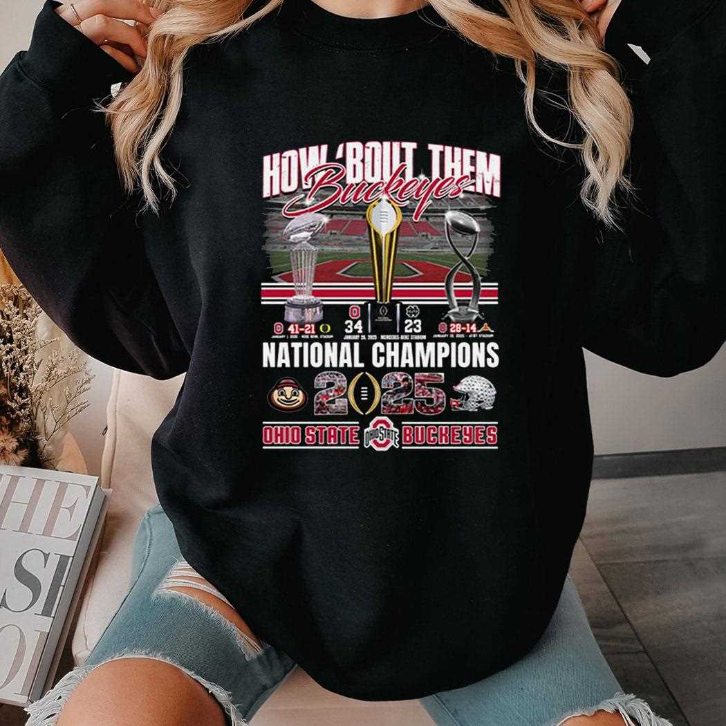 How Bout Them Buckeyes National Champions 2025 Shirt