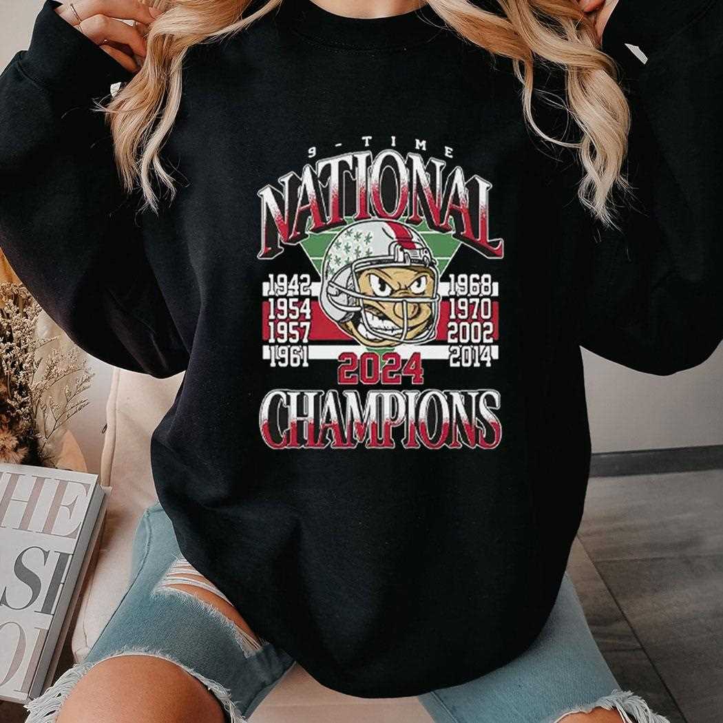 Ohio State Buckeyes 9 Time National Champions Shirt