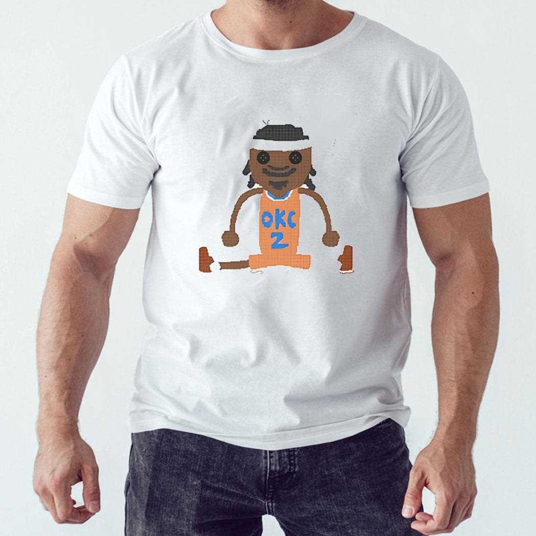 Crochet Shai Gilgeous Alexander Oklahoma City Thunder Shirt