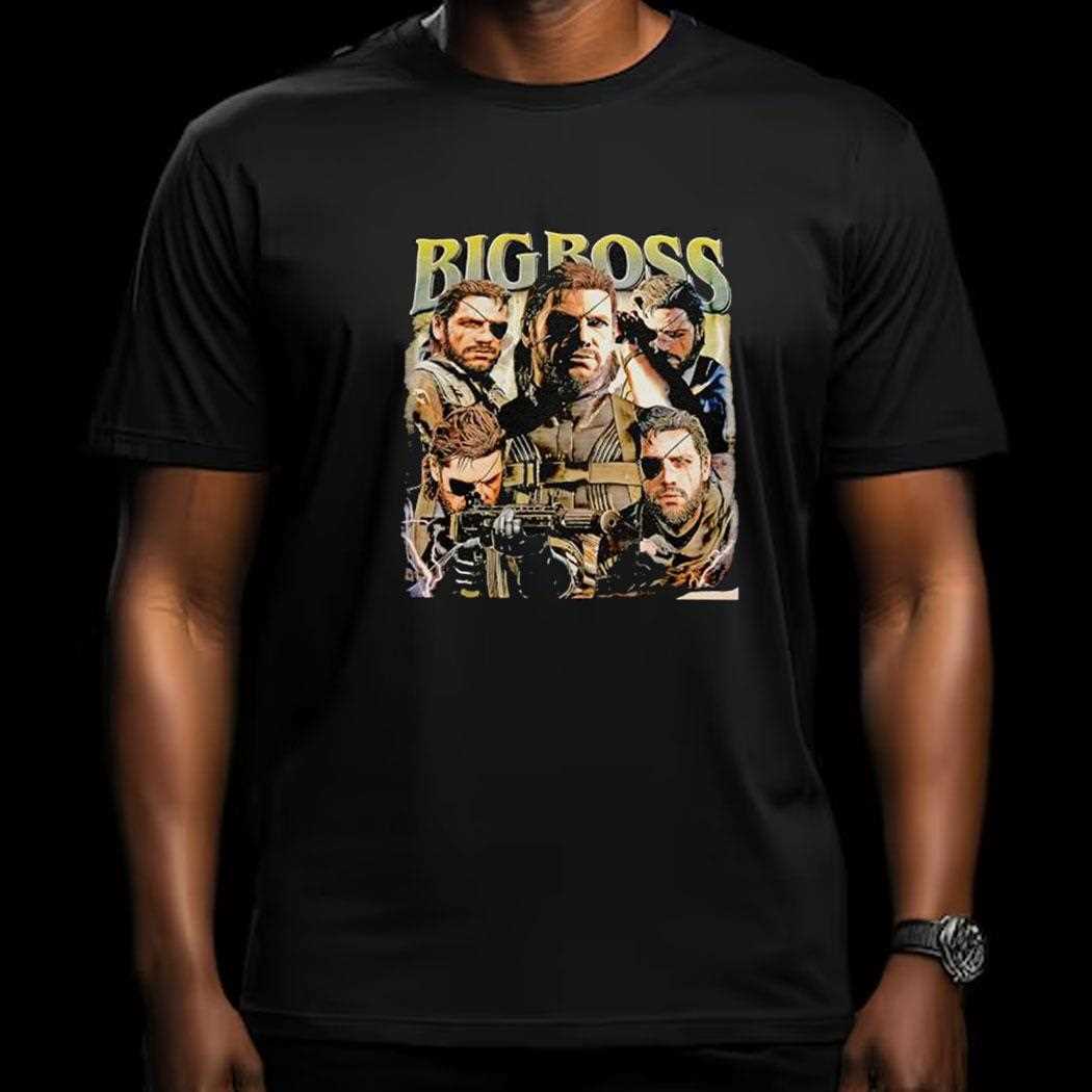 Big Boss Metal Gear Vintage Shirt