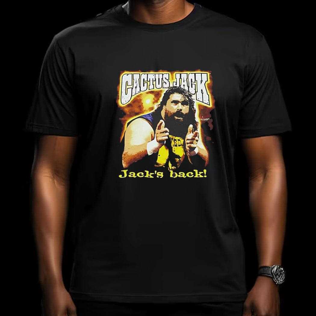 Cactus Jack Wwf Jacks Back Vintage Shirt