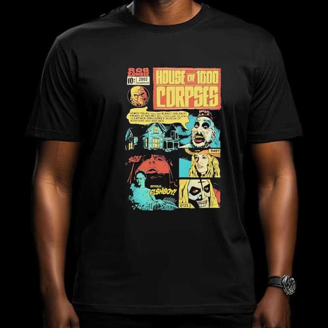 House Of 1000 Corpses Rob Zombie Comics Shirt