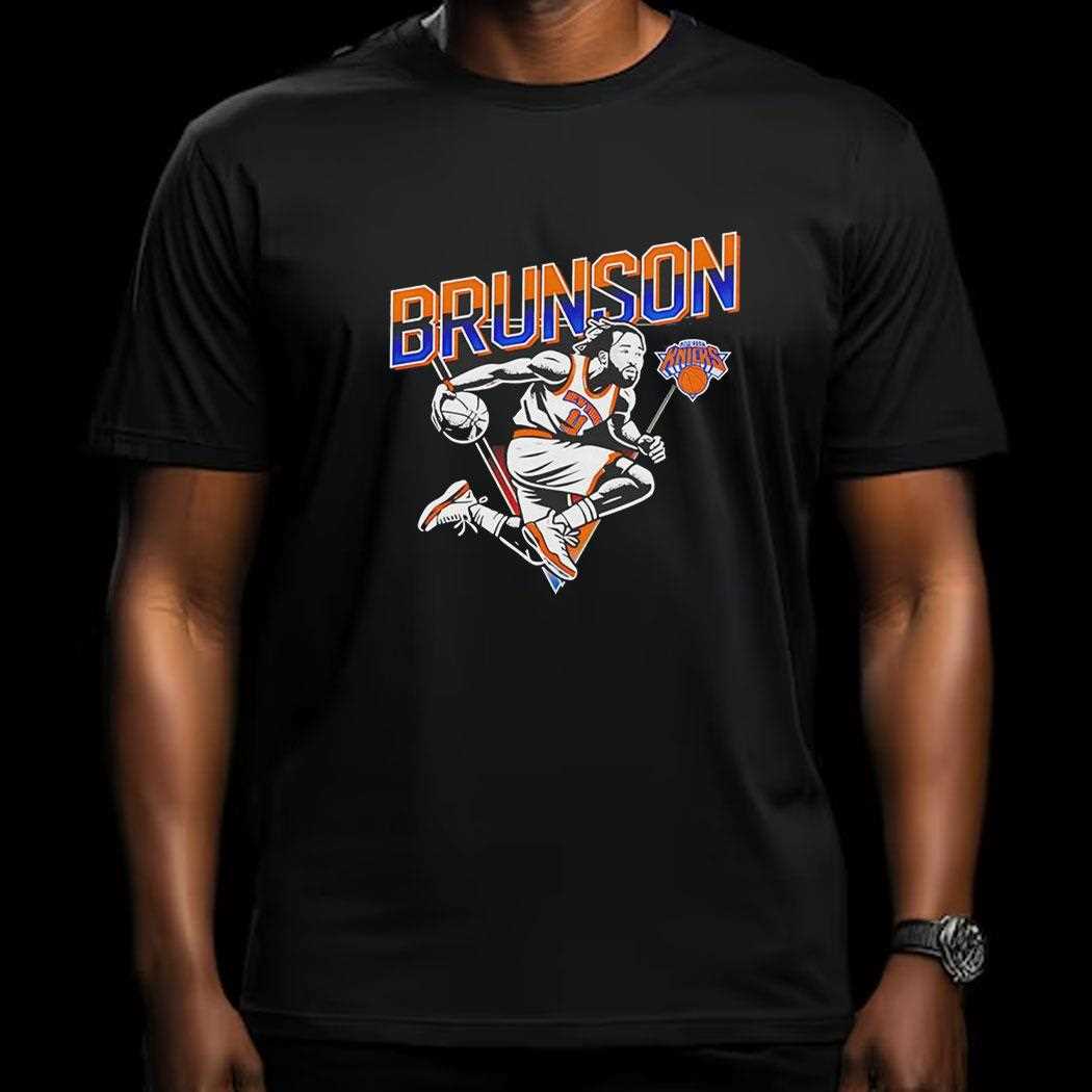 Jalen Brunson New York Knicks Nba Basketball Triangle Signature Vintage Shirt