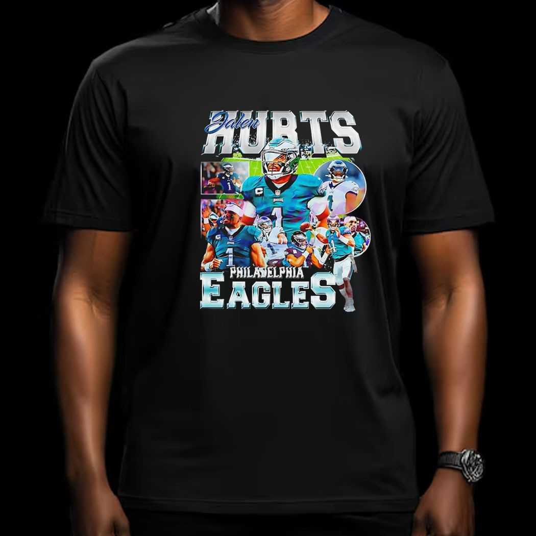 Jalen Hurts Philadelphia Eagles Super Bowl Champions Vintage Shirt