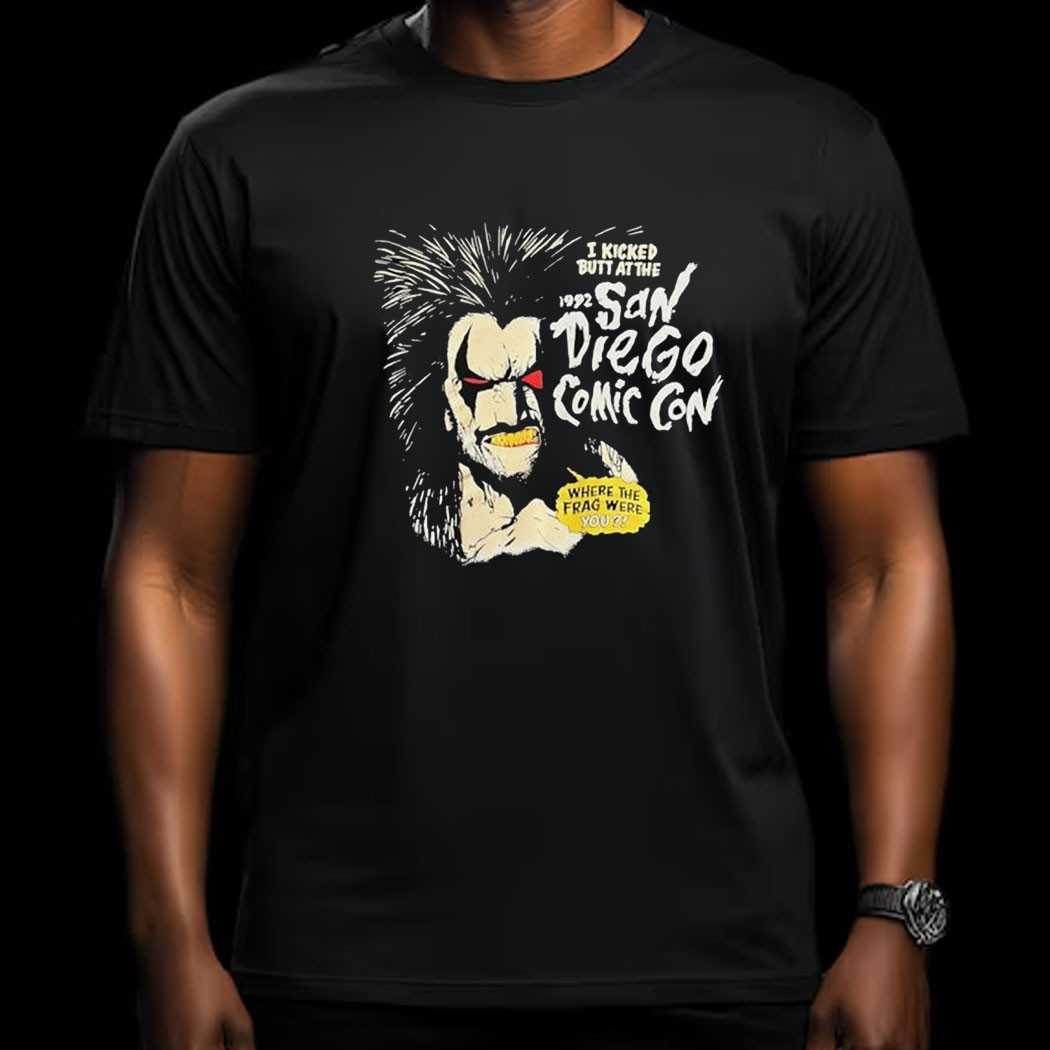 Lobo I Kicked Butt At The 1992 San Diego Comic Con T Shirts Shirt Lobo I Kicked Butt At The 1992 San Diego Comic Con T Shirts Shirt
