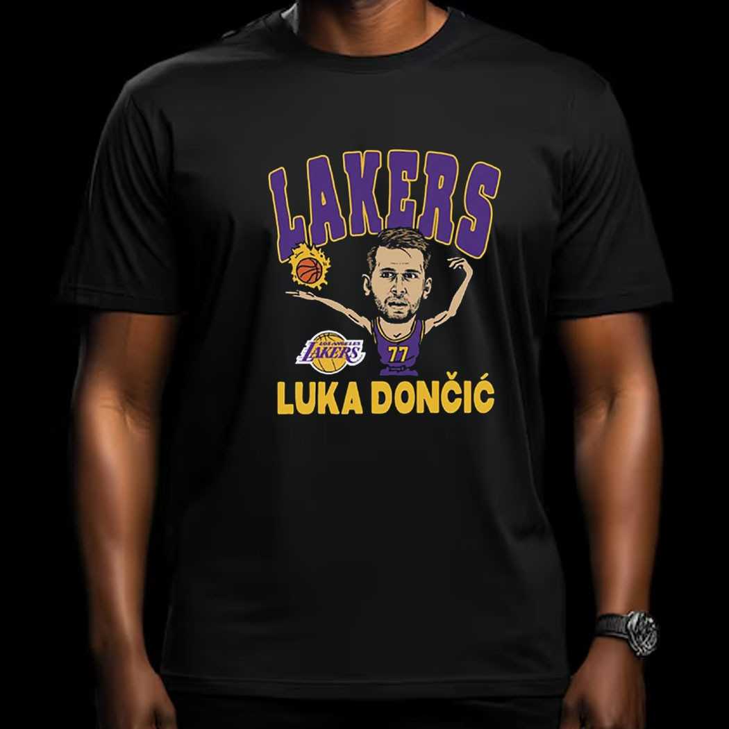 Luka Doncic Los Angeles Lakers Homage Player Graphicshirt