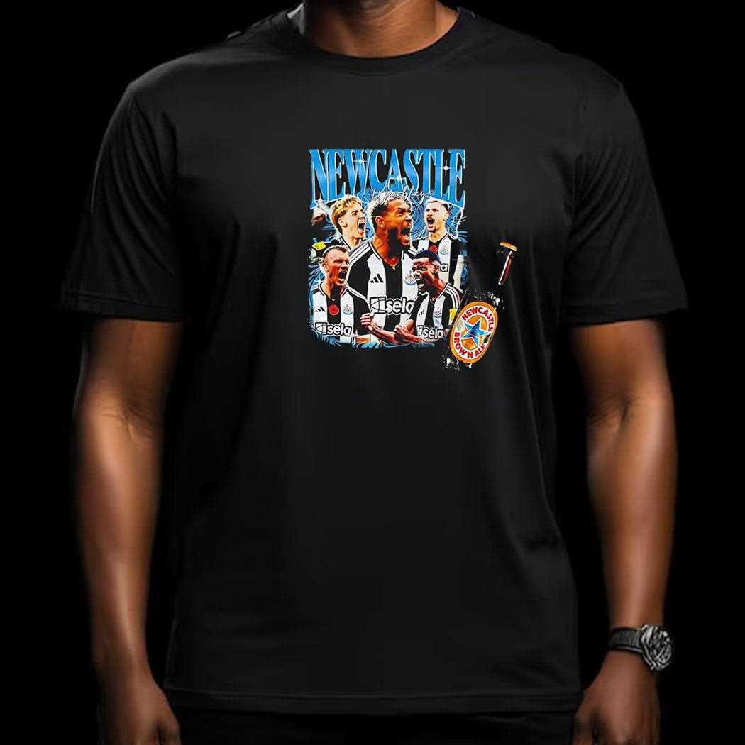 Newcastle Wembley United Football Team Graphic Shirt