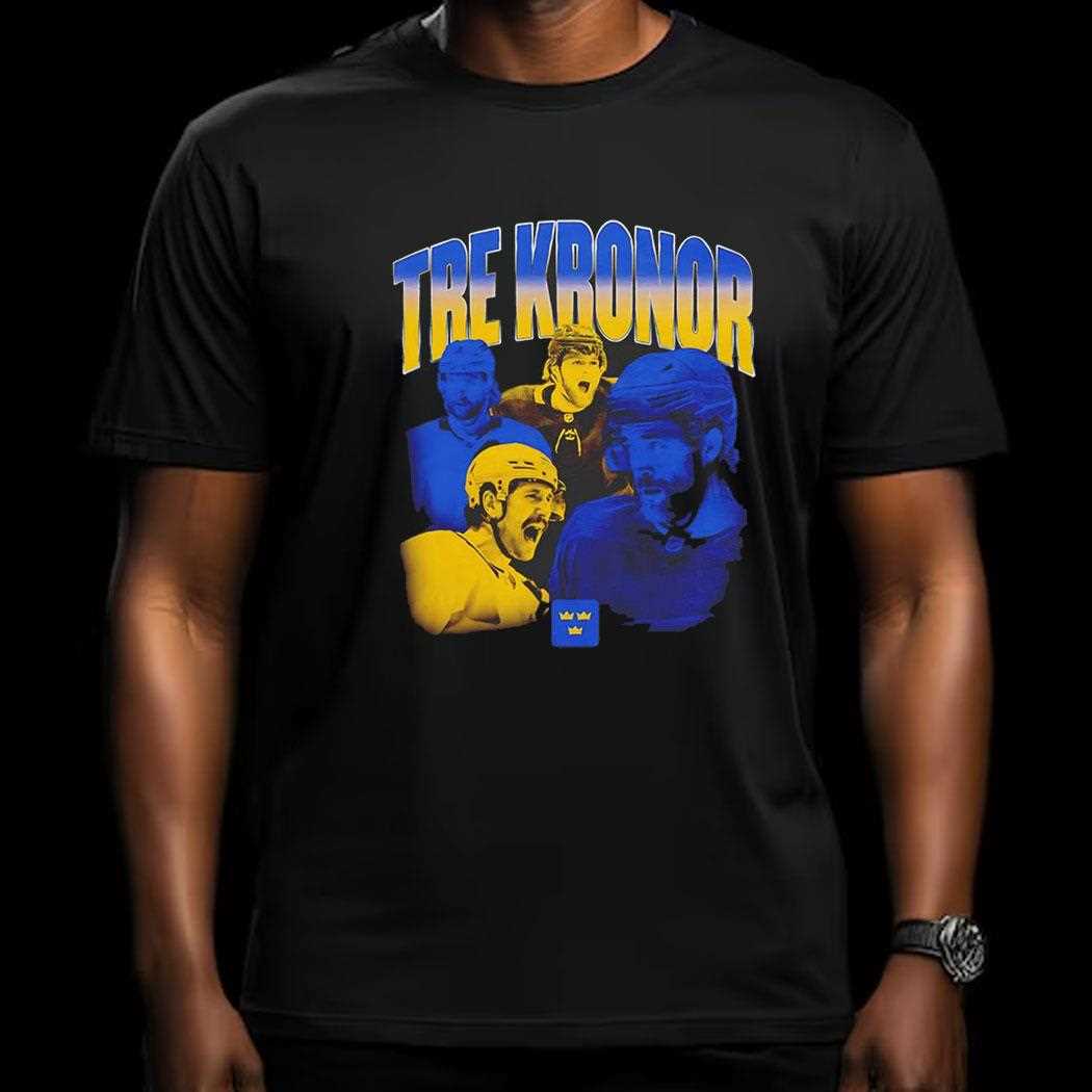 Nhl 4 Nations Team Sweden Tre Kronor Shirt