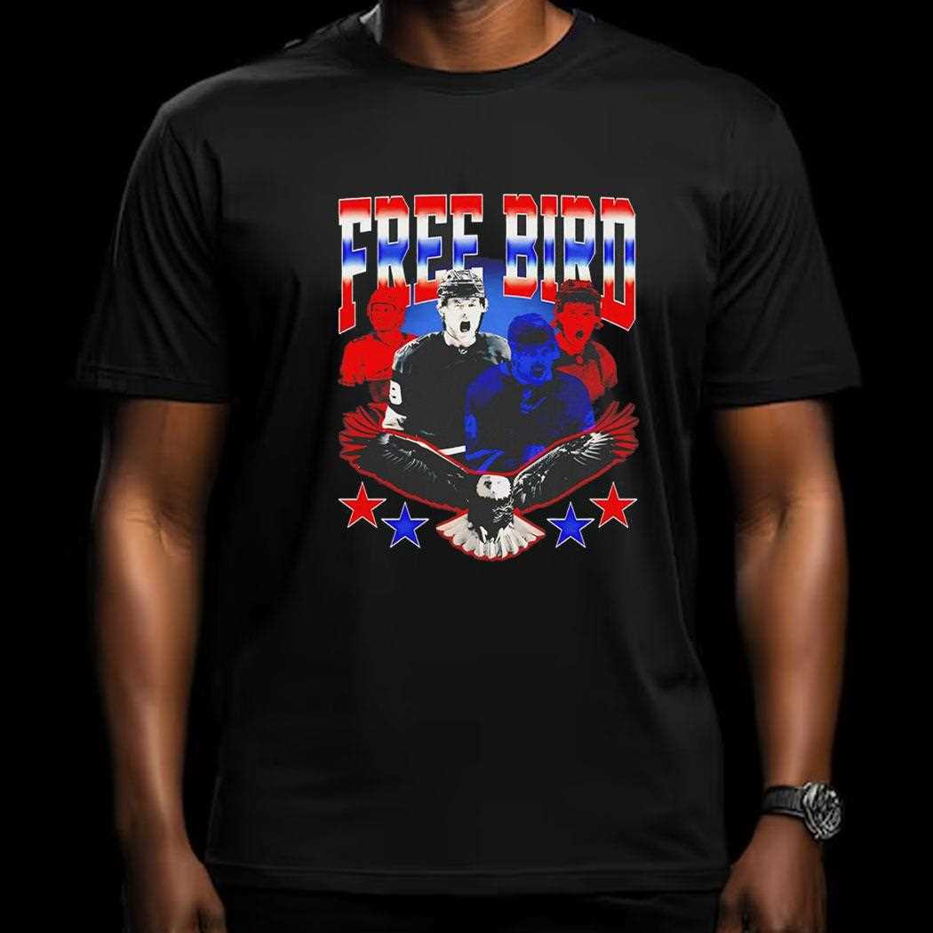 Nhl 4 Nations Team Usa Free Bird Shirt