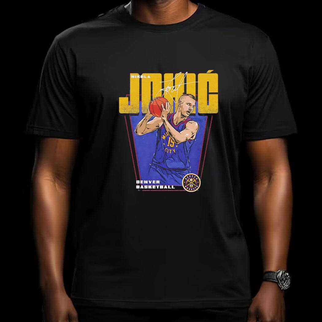 Nikola Jokic Denver Nuggets Nba Basketball Premiere Signature Vintage Shirt