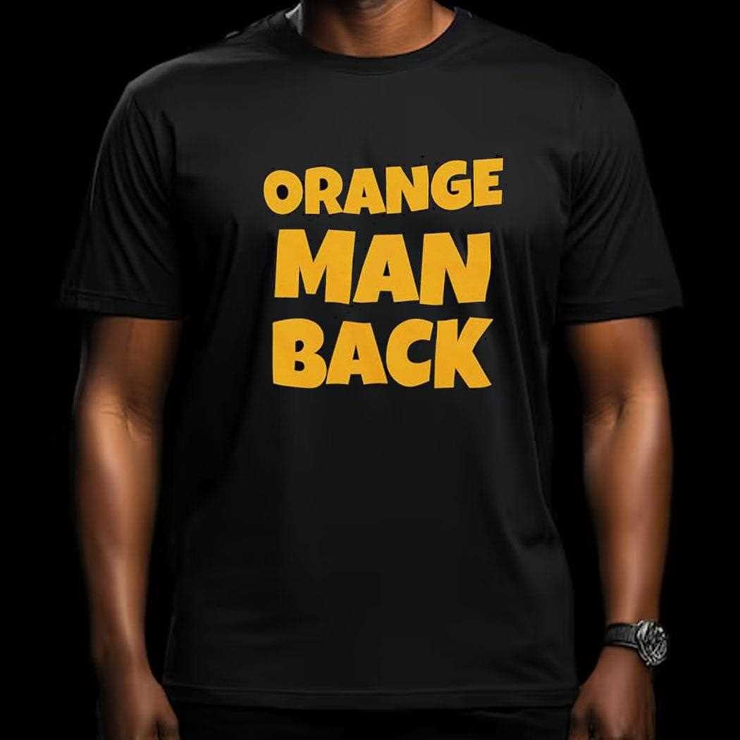 Orange Man Back Shirt
