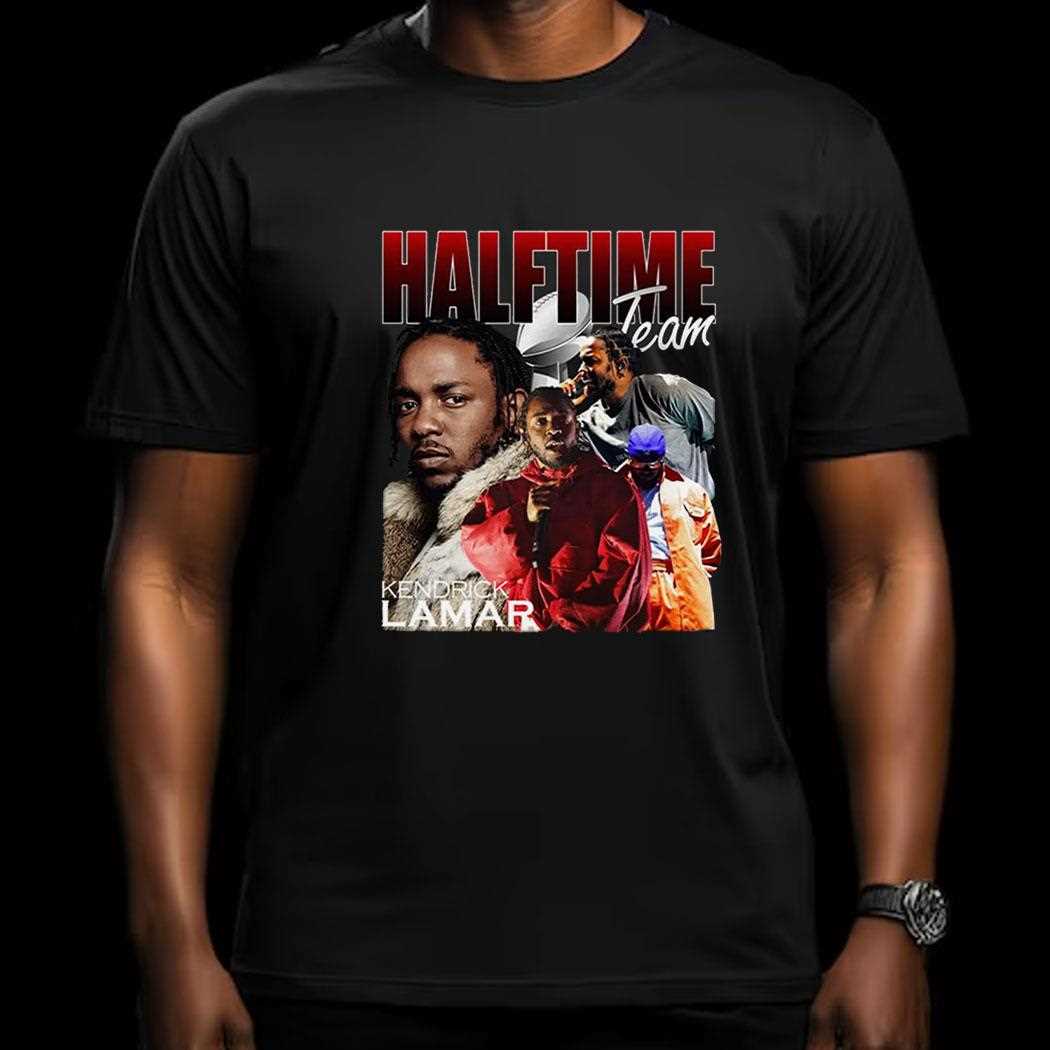 Retro 90s Kendrick Lamar Halftime Team Shirt